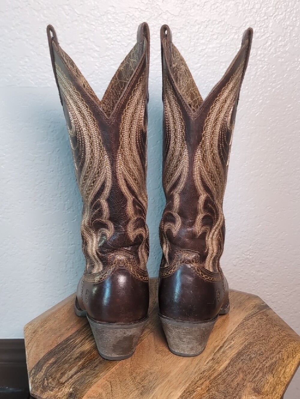 Ariat Lively Western Cowgirl Boots in Sassy Brown - Picture 8 of 14